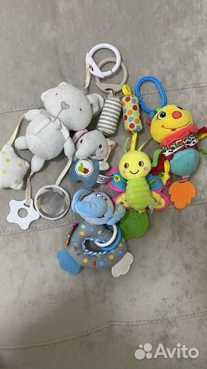 Развивающие погремушки мягкие