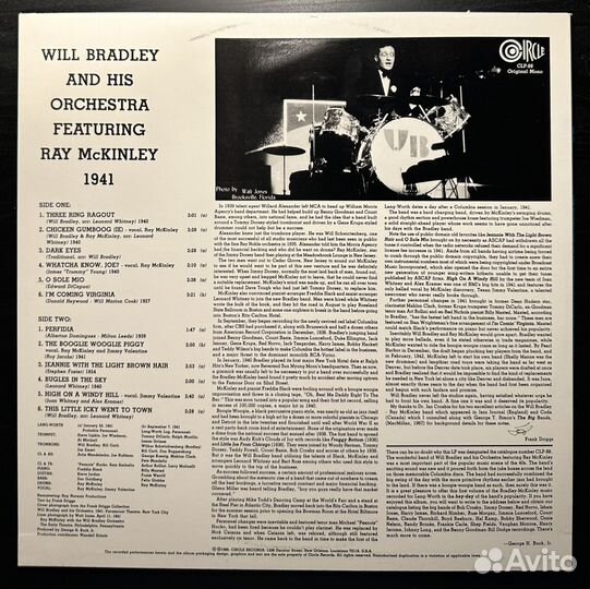 Will Bradley And His Orchestra – 1941 (сша 1986г)