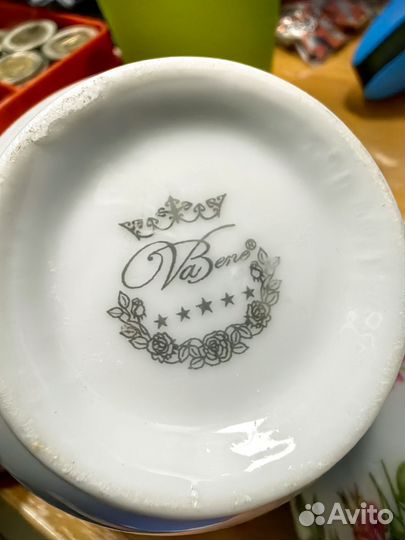 N2. Кружка- Чашка чайная европа с блюдцем