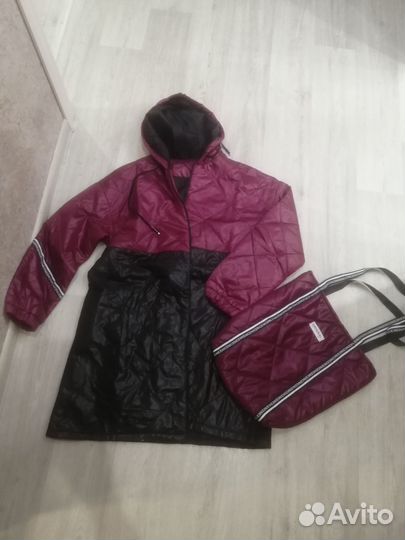 Новые куртка+сумка р54