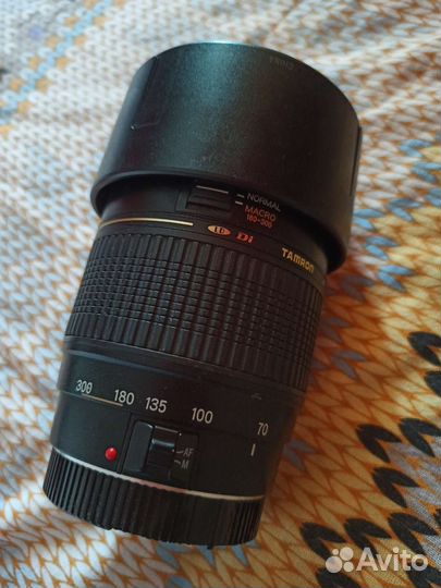 Объектив Tamron 70 300 для Canon