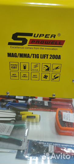 Сварочный полуавтомат Super Prowell 200А 5кг