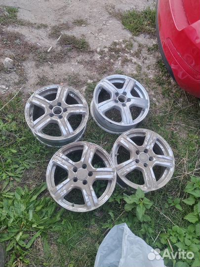 Диски литые r15 5x100 поло рапид