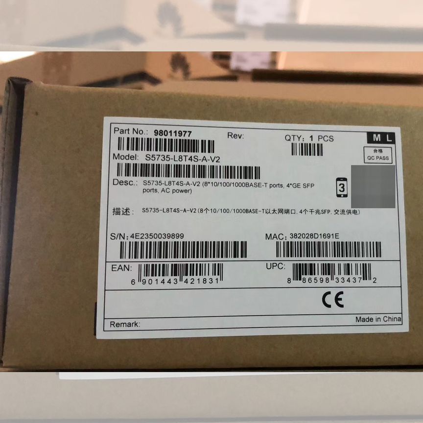 [S5735-L8T4S-A-V2] Коммутатор Huawei S5735-L8t4s-A-V2