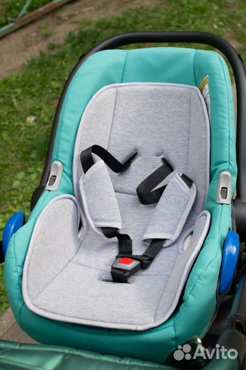 Детские коляски 3 в 1 из эко кожи