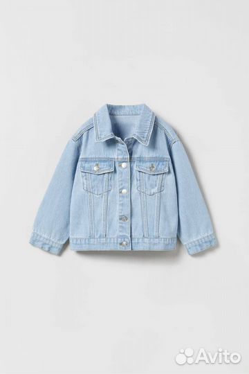 Джинсовая куртка zara для девочки