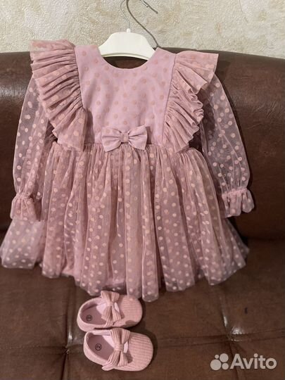 Платье для девочки 86
