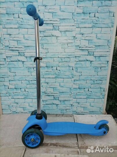 Самокат детский трехколесный бу