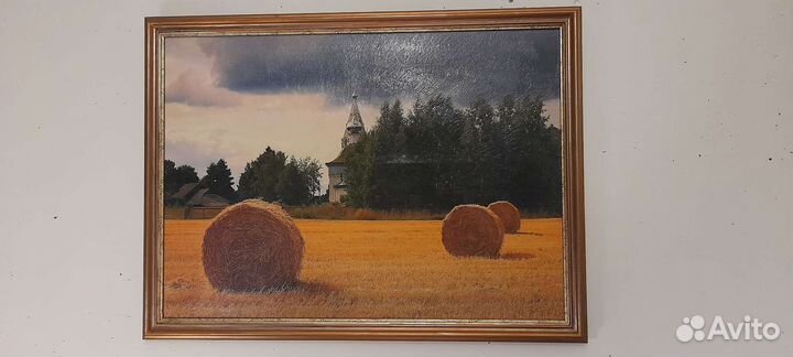 Картина большая, масло, холст