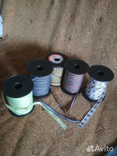 Лента шотландка 10 мм и 15 мм