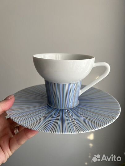 Лиможский фарфор J.Seignolles чайные пары