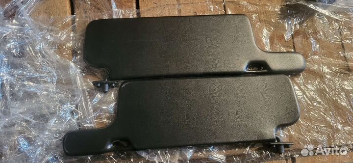 Козырьки солнцезащитные черные на ваз 2108-2115