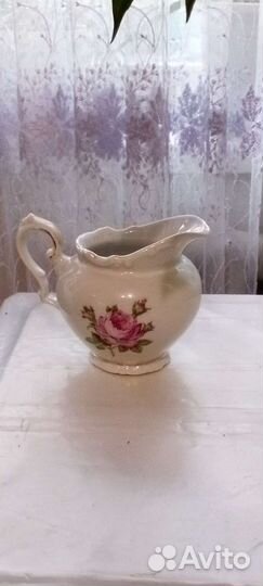 Молочник гдр роза из сервиза