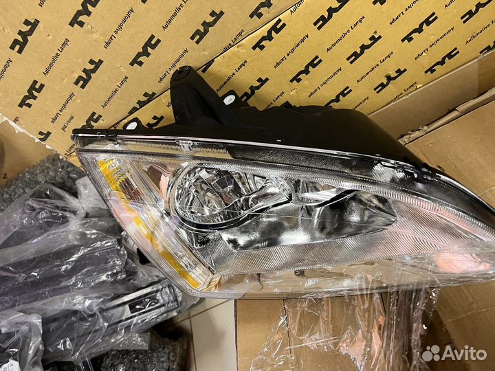 Фары Ford Focus 2 Хром