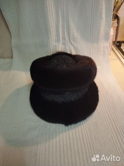 Шапка норковая 58 размер женская