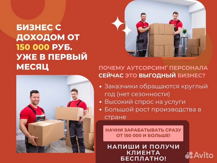 Готовый бизнес аренда персонала