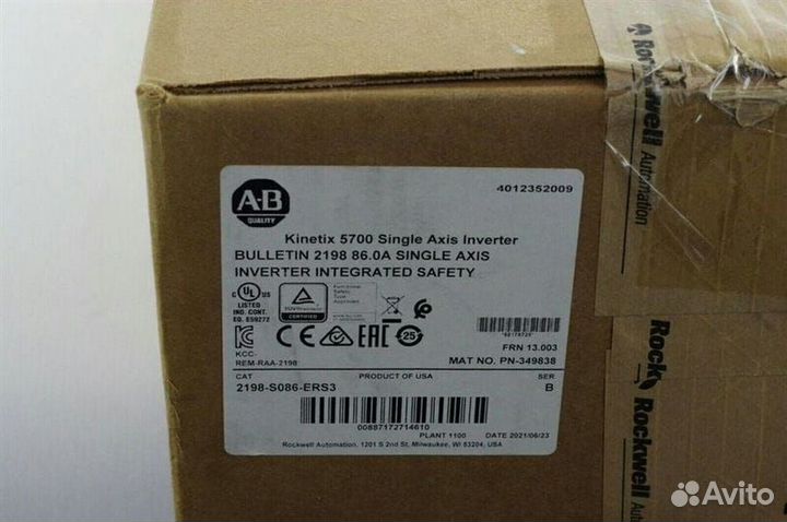 Allen-Bradley 2198-S086-ERS3