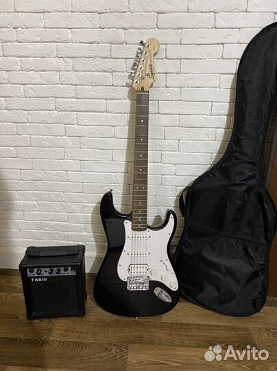 Электрогитара fender squier stratocaster