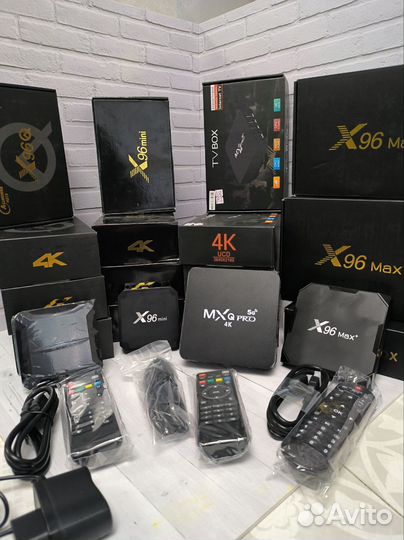 SMART tv приставка прошитая 4К WiFi Bluetooth