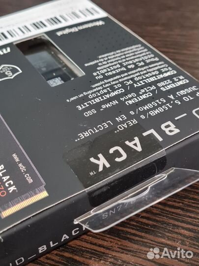 SSD Western Digital Black sn770 1Тб
