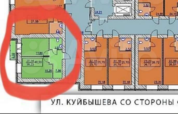 2-к. апартаменты, 40,6 м², 15/15 эт.