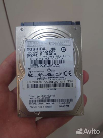 Жесткий диск для ноутбука 320 gb