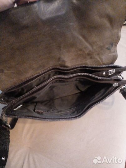 Сумка женская натуральная кожа коричневая