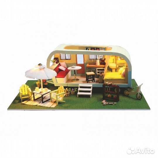 Конст-р интерьерный Домик на колесах, 166 эл, PC21