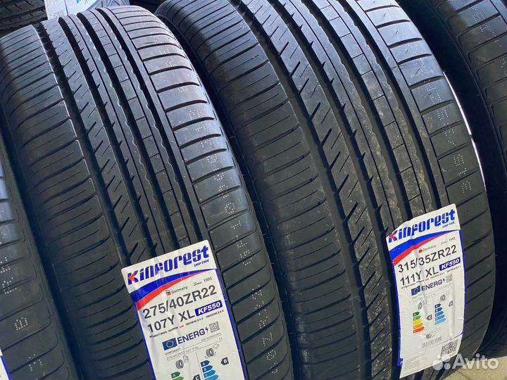 Kinforest KF550-UHP 275/40 R22 и 315/35 R22 107Y