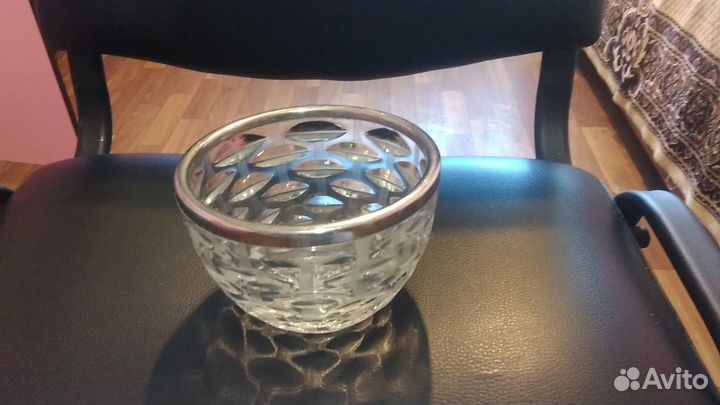 Салатник малый хрусталь СССР