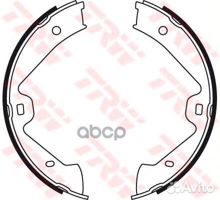 Колодки барабанные VW touareg/porsche cayenne 1