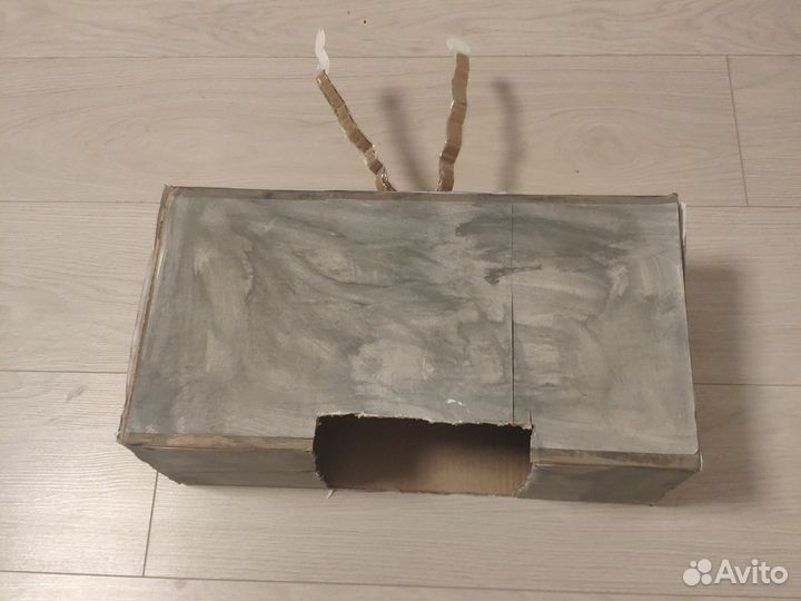 Картонный телевизор на голову стиль:Dream core