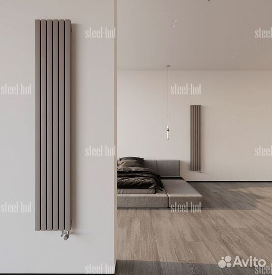 Вертикальный радиатор Steel от производителя