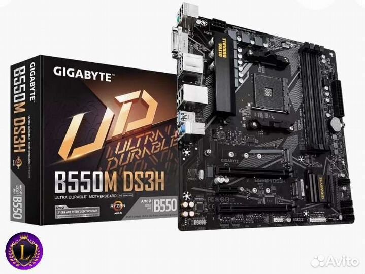 Новый комплект Ryzen 5 5500 + Материнская плата