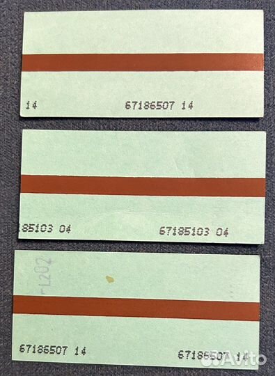 Билеты Парижского метро 2002г