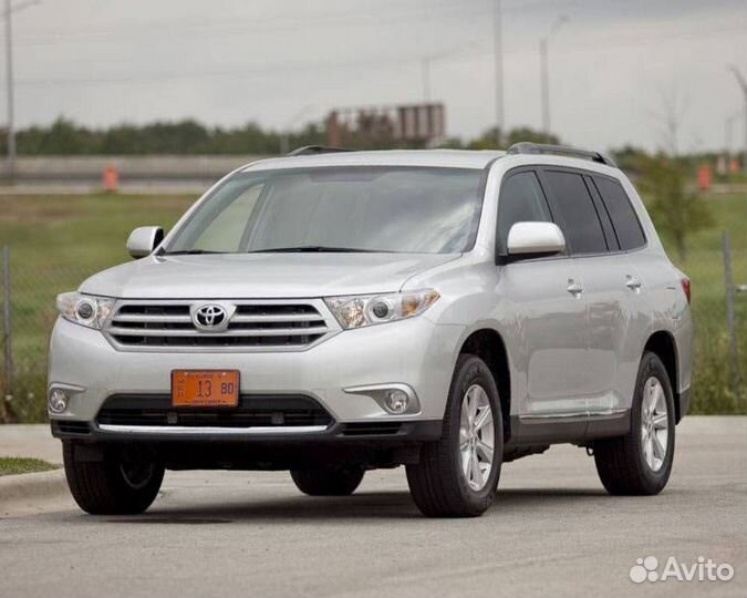 Новые стекла фар Toyota Highlander 2 3