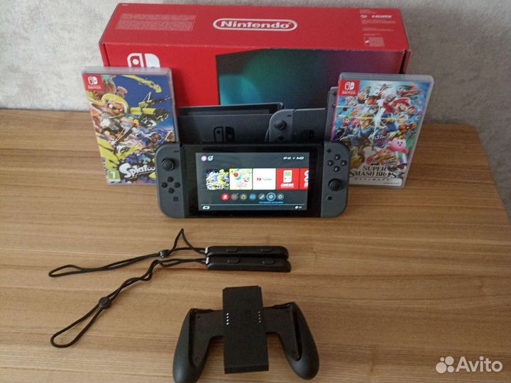 Игровая приставка nintendo switch Rev2 б/у