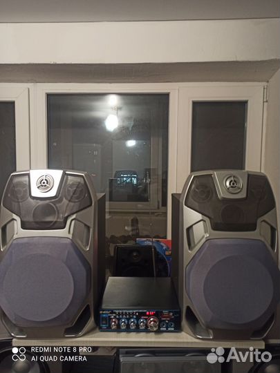 Музцентр, акустика, колонки, усилитель