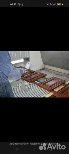 Покраска деревянных изделий