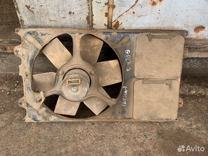 Вентилятор охлаждения volkswagen golf 2