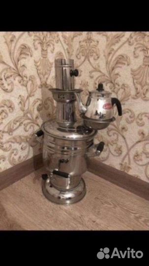 Самовар на дровах новый