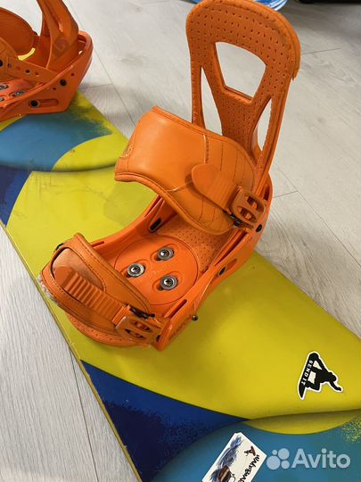 Сноуборд burton custom с креплениями