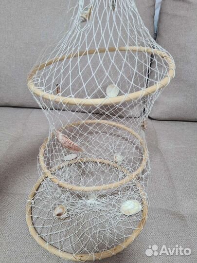 Декоративная сетка - морская тематика