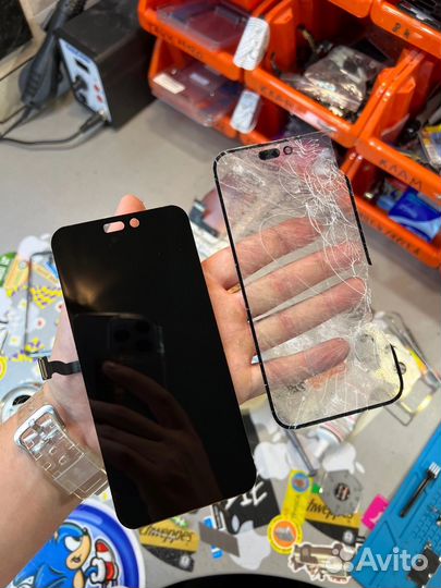 Замена стекла iPhone/Apple watch (переклей)