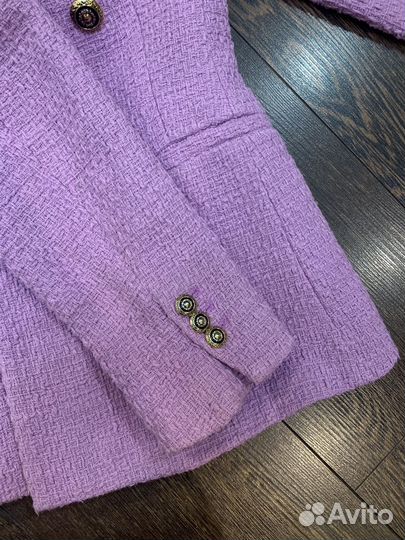 Жакет твидовый 44 46
