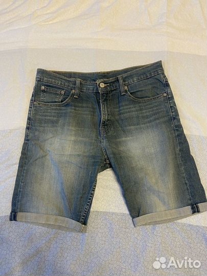 Джинсовые шорты levis 508 w30