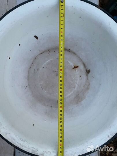 Тазик эмалированный