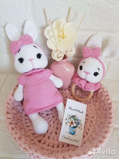 Вязаные игрушки ручной работы