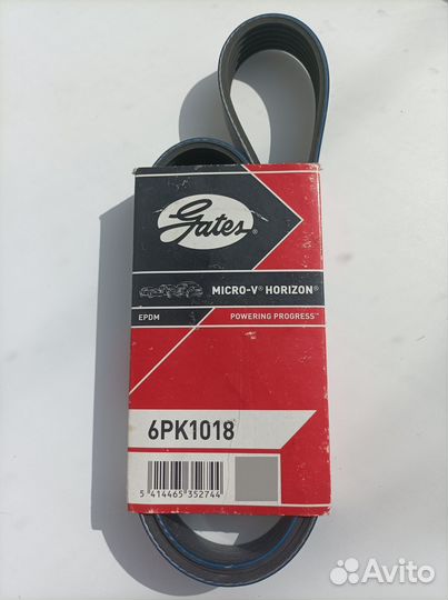 Ремень генератора Gates 6PK1018