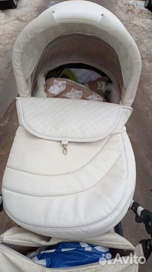 Коляска 2 в 1 эко кожа